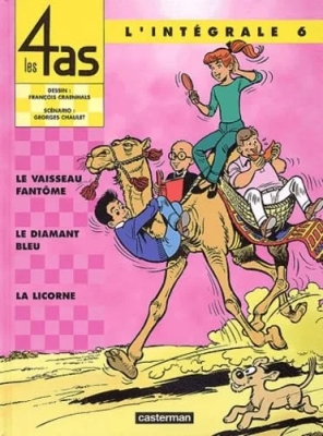 Les 4 As - L'intégrale - Tome 6 - Le Vaisseau fantôme - Le Diamant bleu - La Licorne