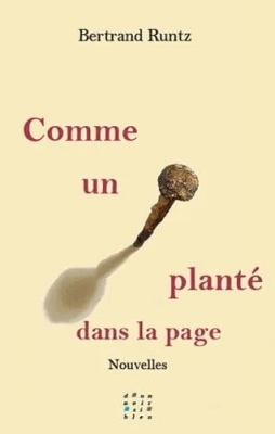 Comme un clou planté dans la page