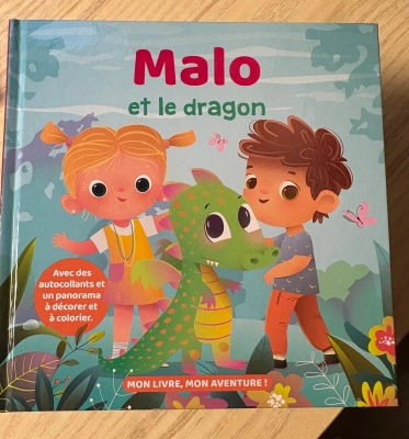 Mon livre, mon aventure : Malo et le dragon