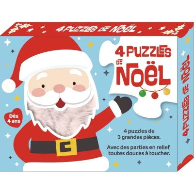 4 Puzzles de Noël