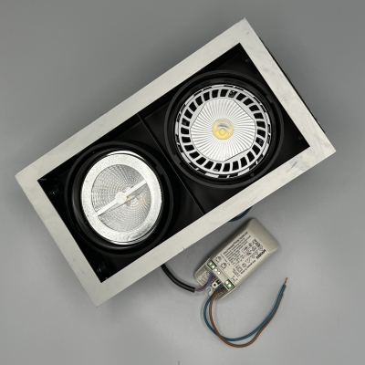 LED double à encastrer