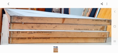 Portes HPL noires (neuves)