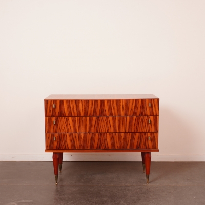 Commode bois exotique vintage