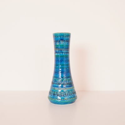 Vase en céramique Aldo Landi fait pour Bitossi Rimini