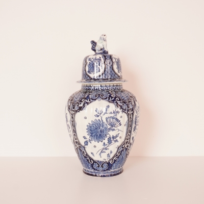 Potiche de Delfts Royal Sphinx en Faïence