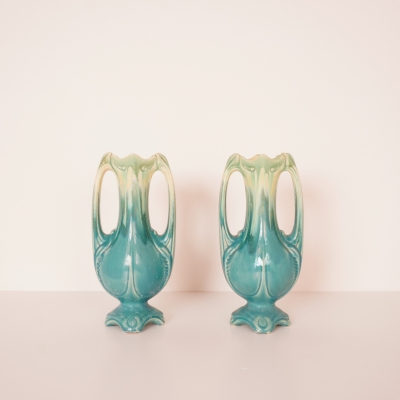 Paire de vases en céramique