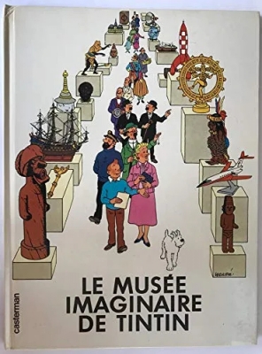 Le musée imaginaire de tintin (E.O) + film plastique calque de la planche 22bis