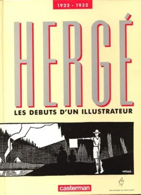 Herge debuts d'un illustrateur