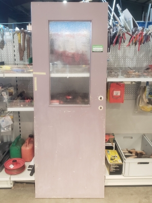 Porte à peindre avec vitre