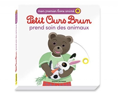 Petit Ours Brun prend soin des animaux - Mon premier livre animé - Dès 1 an