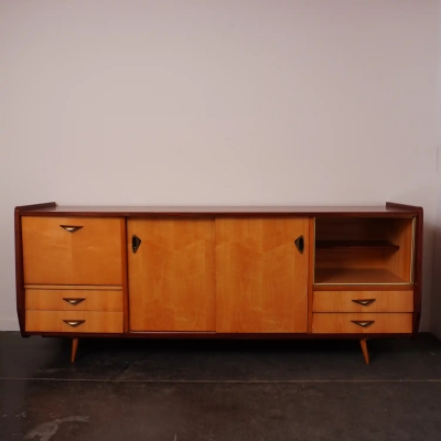 Meuble enfilade en bois vintage