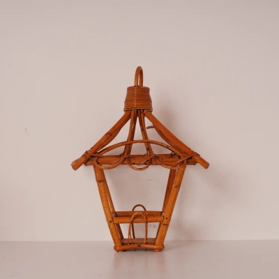 Suspension en bambou vintage