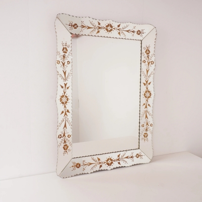 Miroir en verre vénitien