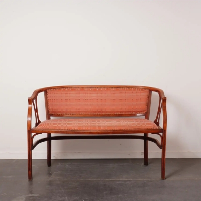 Banquette en tissu style Art Nouveau