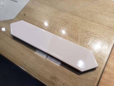 Carreaux Bloom navette blanc