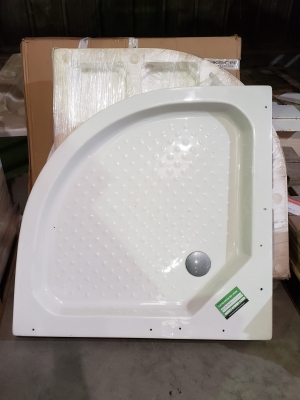 Bac de douche d'angle