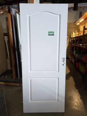 Porte en bois blanche