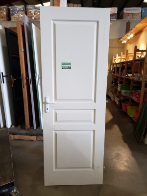 Porte en bois blanche