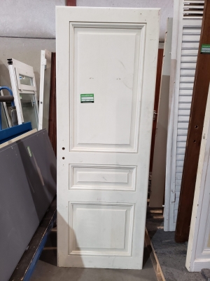 Porte en bois blanche