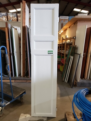 Porte en bois blanche