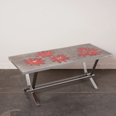 Table carreaux de céramique vintage