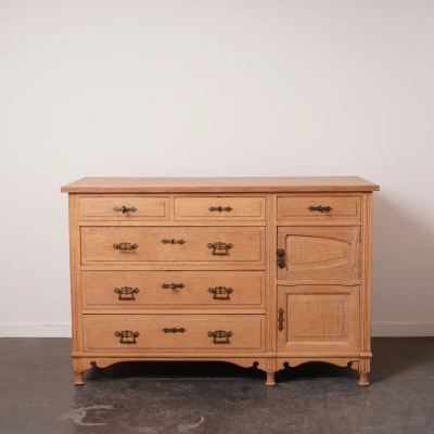 Meuble bas bois aérogommé