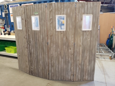 Porte dépliante style paravent