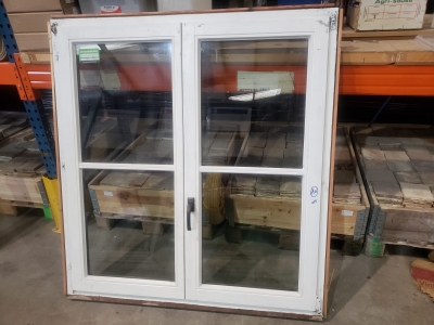 Châssis en bois double ouvrant / oscillo battant