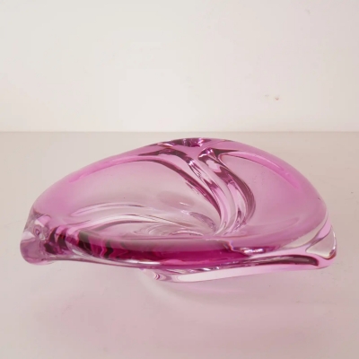 Vide poche en cristal Val Saint Lambert vintage