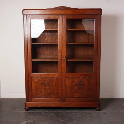 Meuble vitrine en chêne (démontable)