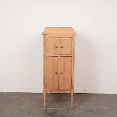 Meuble gramophone style Art Déco bois aérogommé