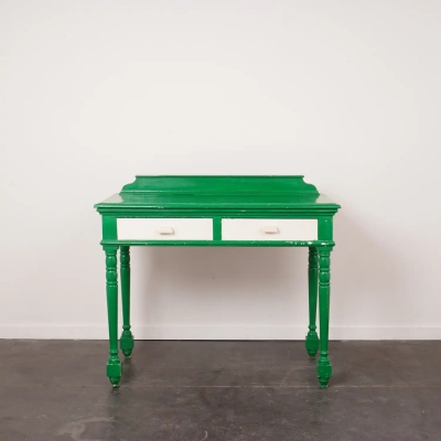 Table/console en bois peint