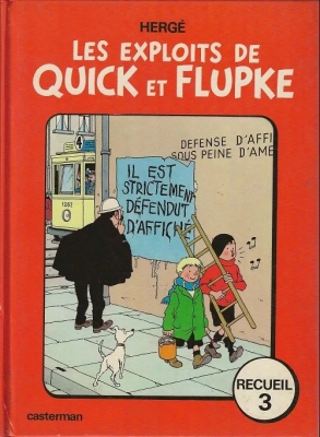 Les exploits de Quick et flupke - Recueil 3