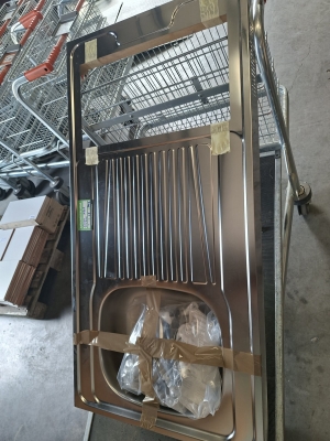 Évier inox neuf