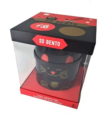 Coffret So Bento - 3 Bols Assortis Pour Emporter Vos Repas Partout