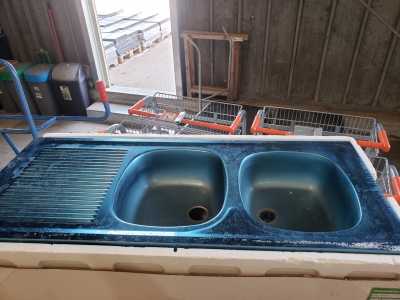 Évier en inox