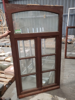 Châssis en bois double ouvrant