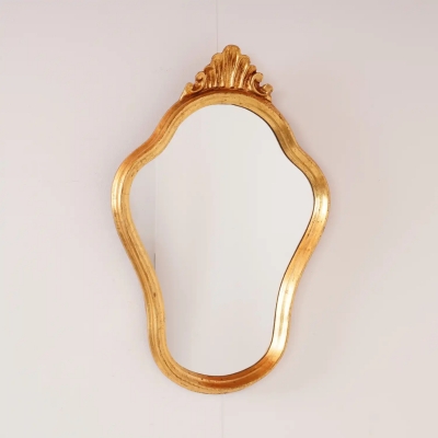 Miroir bois doré vintage