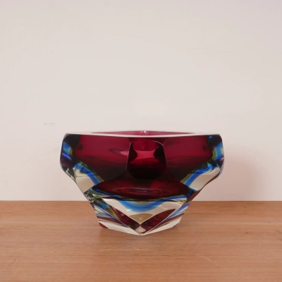 Vide poche/cendrier en verre 