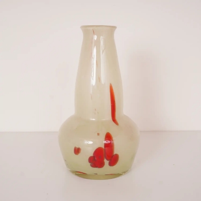 Vase en verre F. Koudelka vintage