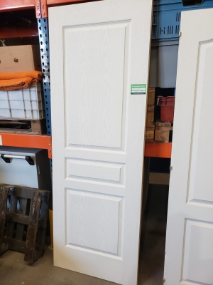 Porte en bois blanche