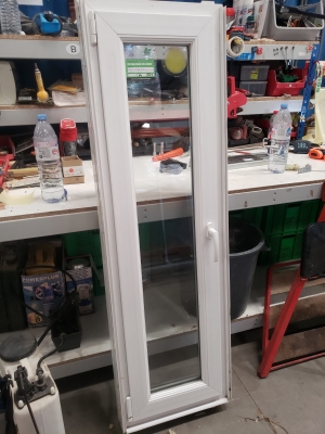 Châssis en PVC vertical