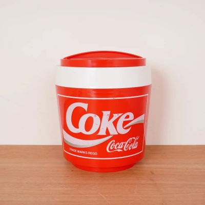 Un seau à glace Coca Cola original années 1960 par Smidt-Imex Belgique.