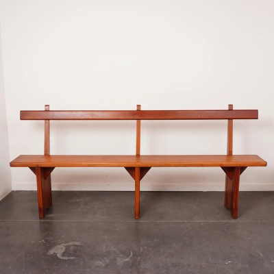 Banc de style Shaker en bois massif