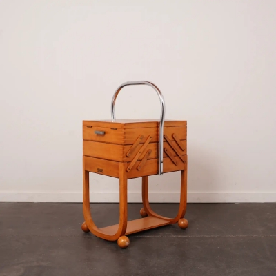 Meuble de couture/travailleuse Torck années 50-60
