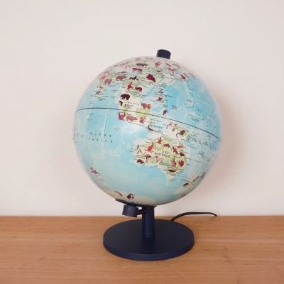 Globe terrestre lumineux Stellanova vintage