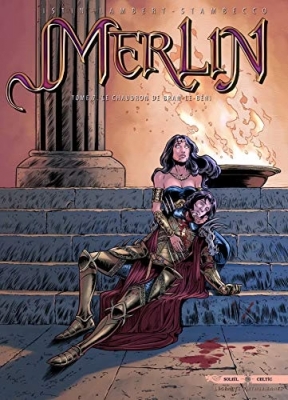 Merlin - Tome 7 - Le chaudron de Bran-le-Béni (E.O) + Broché en noir et blanc offert avec la première édition