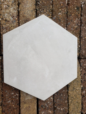 Carreaux hexagonaux Marco corona giglio gris