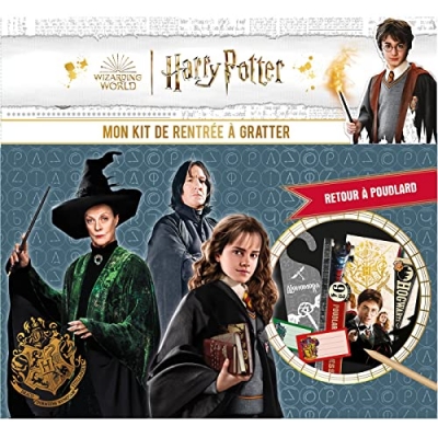 Harry Potter - Mon mat&eacute;riel de rentr&eacute;e &agrave; gratter - Retour &agrave; Poudlard !