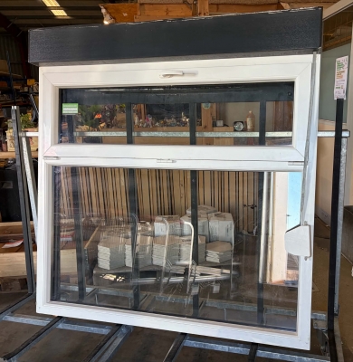 Châssis PVC double vitrage avec volet